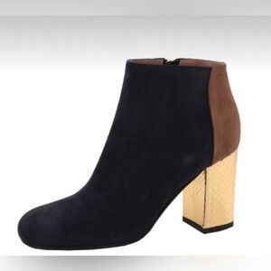 Marni Navy Suede Boots  - Size 37.5